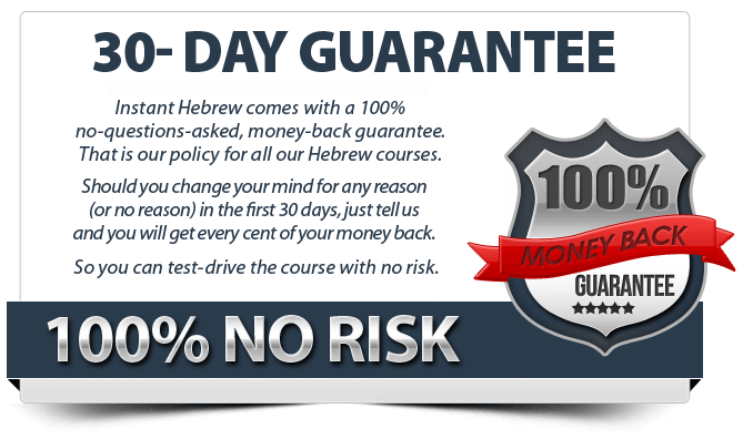 30-day, 100% Money-Back Guarantee